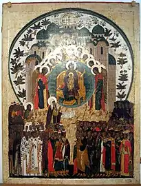 Synaxis of the Theotokos(Kirillo-Belozersk Monastery, 15th–16th centuries)