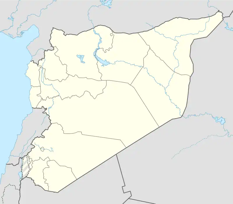 Tell al-Tut is located in Syria