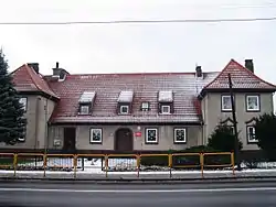 The school building in Marcinkowo