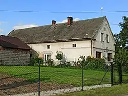 19th-century house in Włóczno, a historic monument