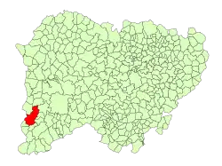 Location in Salamanca