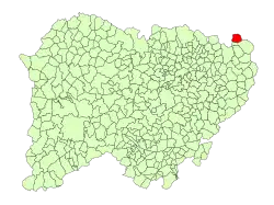 Location in Salamanca