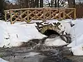 Tõstamaa River in winter