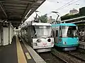 Sets 308 & 310 at Nishi-taishidō Station in 2019