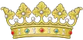 Coronet of Marquesses on helm and shield.