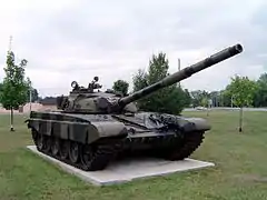 Soviet T-72 tank