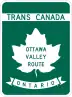 Highway 417 marker