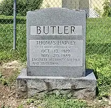 Thomas H. Butler Grave Monument