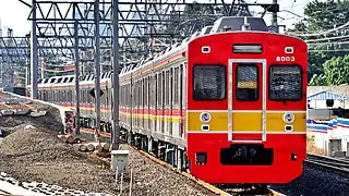 Former Tokyu 8000 series in Indonesia