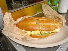 Mexican torta de huevo