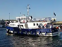 TS John Jerwood in Alderney on 15th August 2016.