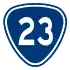 Provincial Highway 23 shield}}