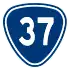 Provincial Highway 37 shield}}