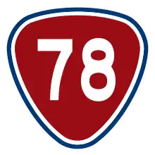 Provincial Highway 78 shield}}