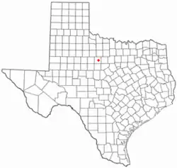 Location of Albany, Texas