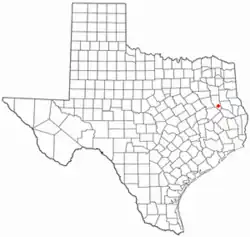 Location of Alto, Texas