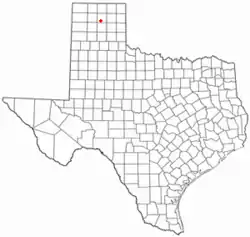 Location of Borger, Texas