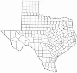 Location of Brownsboro, Texas