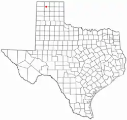 Location of Cactus, Texas