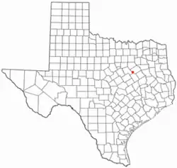 Location of Dawson, Texas