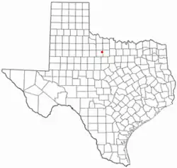 Location of Elbert, Texas