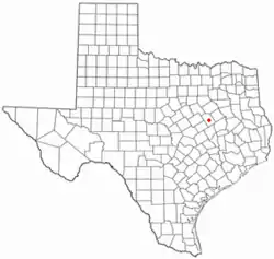 Location of Groesbeck, Texas