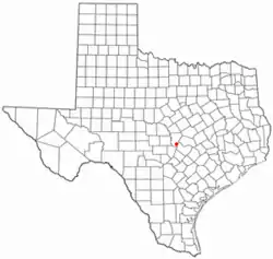 Location of Marble Falls, Texas