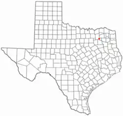 Location of Point, Texas