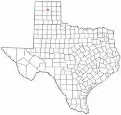 Location of Sanford, Texas