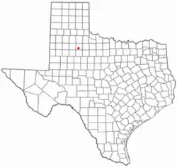 Location of Spur, Texas