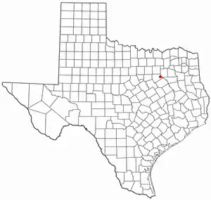 Location of Telico, Texas