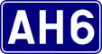 Asian Highway 6 shield