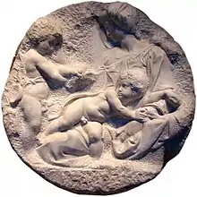 Michelangelo, Taddei Tondo, marble relief, c. 1504–05, Royal Academy, London