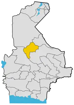 Location of Taftan County in Sistan and Baluchestan province