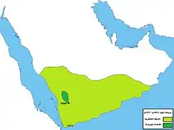 Image 29Tahirids in light green and Zaydi imams in dark green (from History of Yemen)