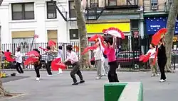 Tai Chi practiced on Mulberry Street