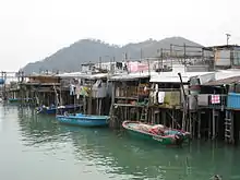 Image 15Pang uk in Tai O; Pang uks were built by Tanka people, who had the traditions of living above water and regarding it as an honour. (from Culture of Hong Kong)