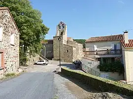 The church in the village of Taillet