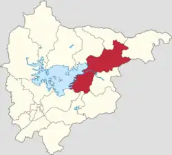 Location in Miyun District