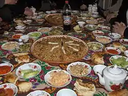 Image 17A Tajik feast. (from Culture of Tajikistan)