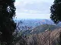 Looking NNW from the top of Mount Myōken