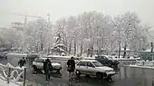 Tajrish sq in winter.