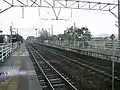 View of station platforms