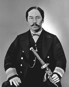 Enomoto Takeaki in Ezo, aged 32 (c. 1868–1869)