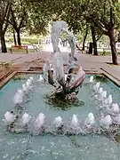 Taksim Gezi Park water fountains