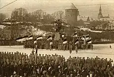 The first celebration of Estonian Independence Day in 1919