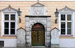 House of the Blackheads, Tallinn (façade by Arent Passer) (1597)