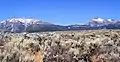 Tamarack Peak (left) and Mt. Rose (right)