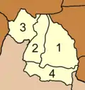 Map of districts