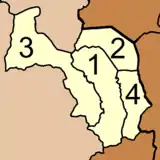 Map of districts